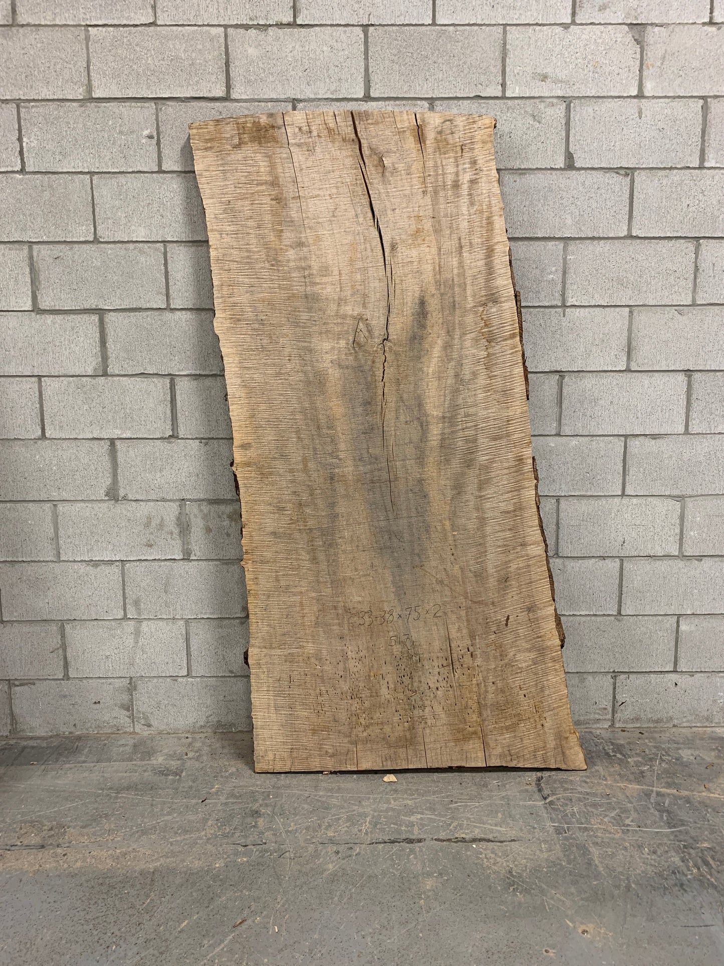 live edge slab